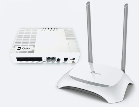 Комплект Calix T072G ONT и TP-Link TL-WR850N