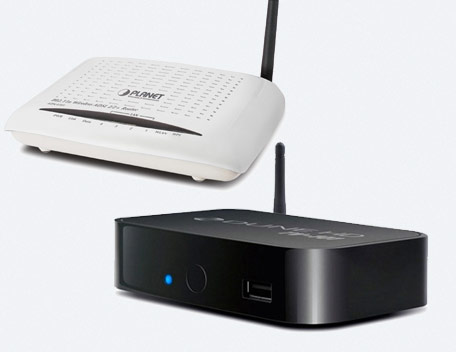 Dune HD TV 102 Wi-Fi и ADSL Planet ADN-4102A