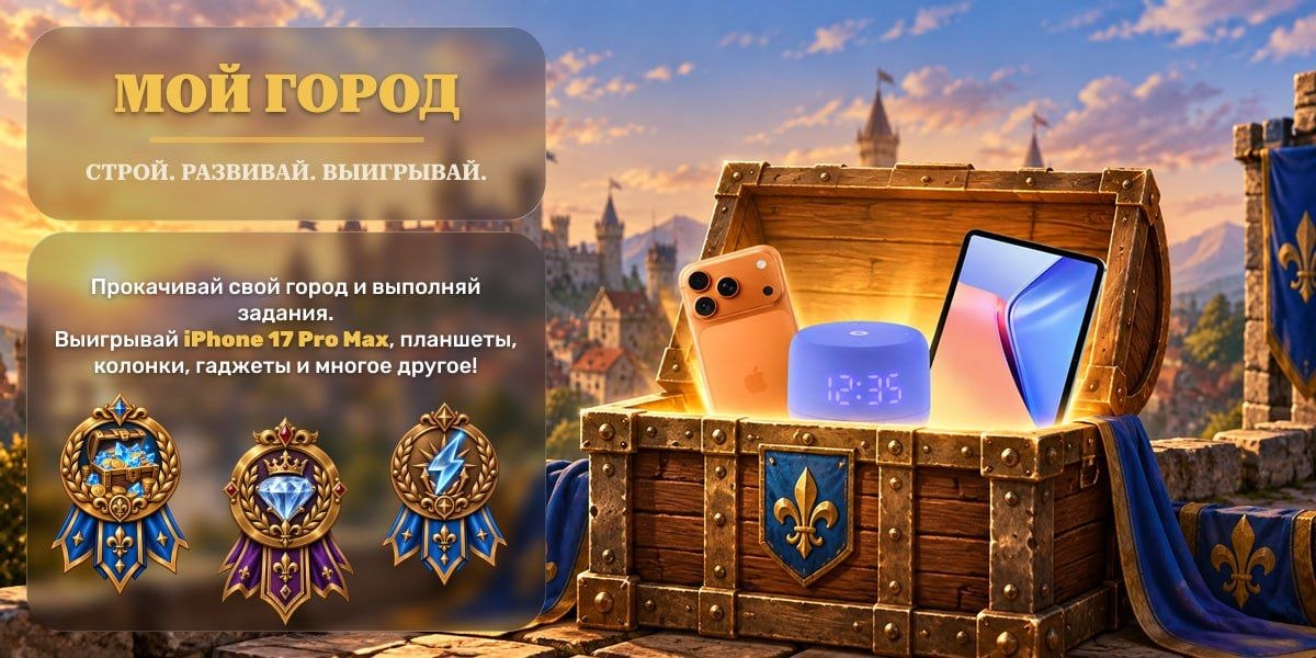 Развивайте город и выигрывайте суперпризы в «Мой IDC»!